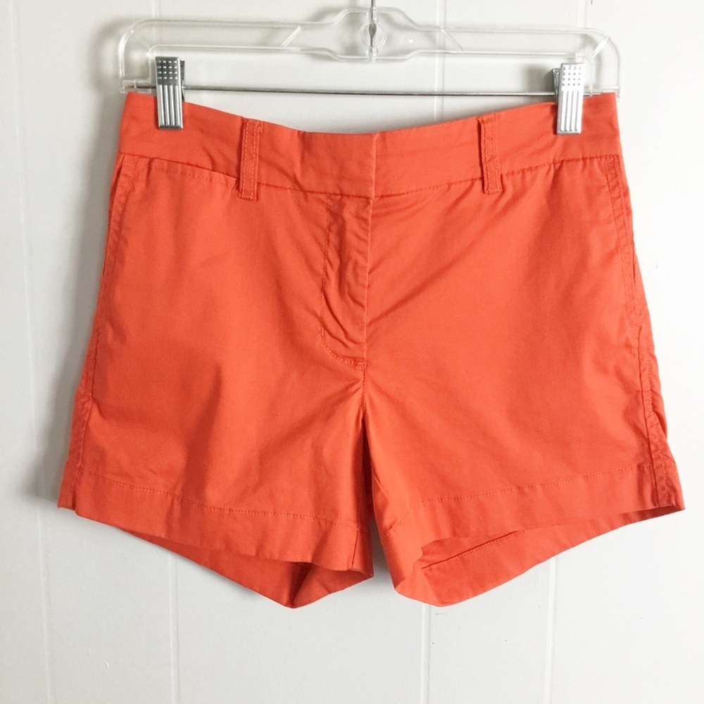 J Crew Chino Shorts Size 0 5 Pockets Summer